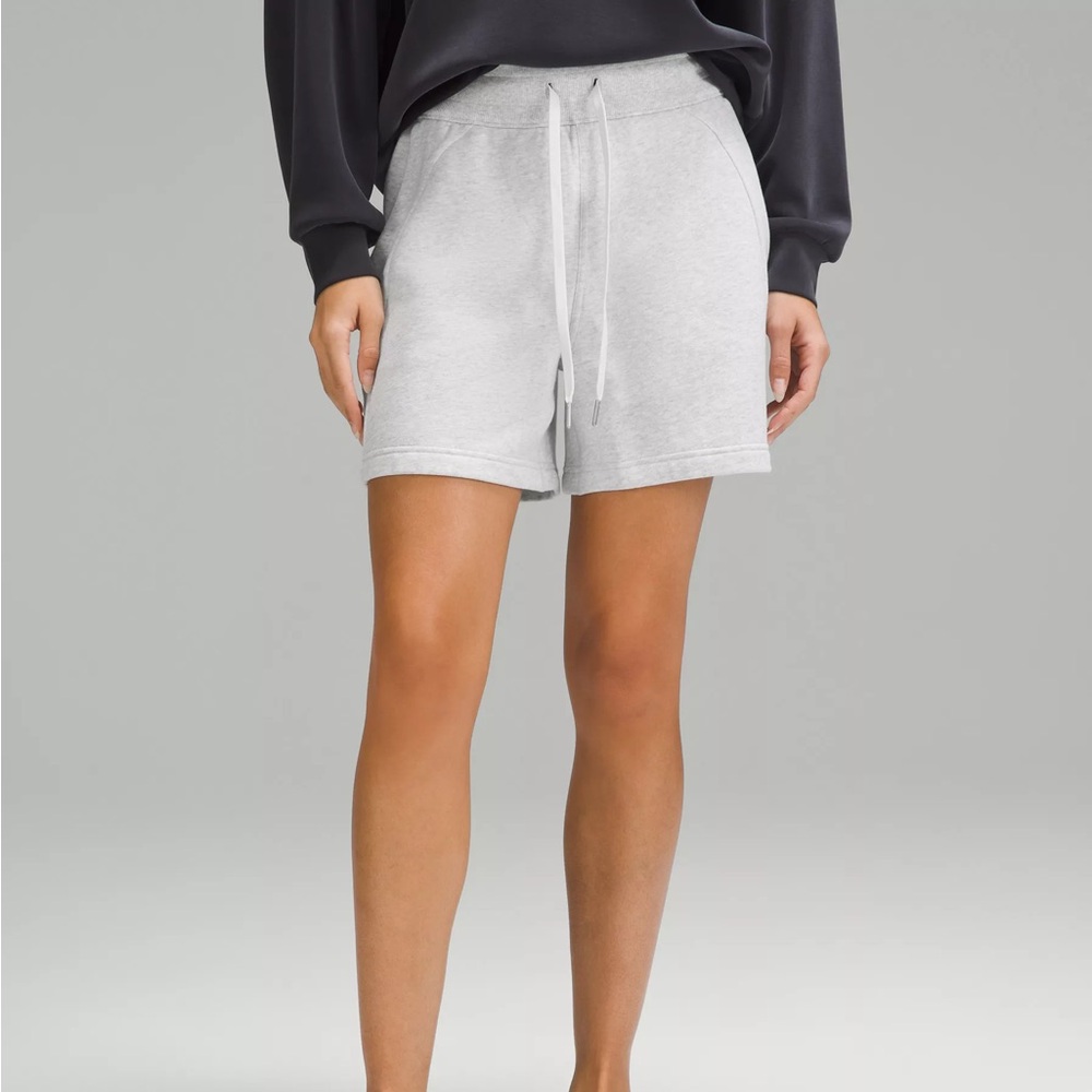 Lululemon Athletica Light Gray Athletic Shorts